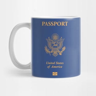 United States passport Mug